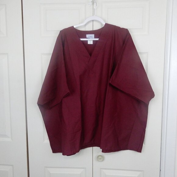 AMS Medical Uniform Scrubs Style A100 Wine Sze 5XL or 6XL Left Side Pocket (U18) - Picture 8 of 9